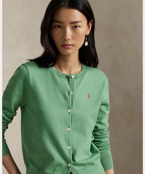 (美品)【Polo by Ralph Lauren】コットンブレンドカーディガン コットンブレンド カーディガン | ポロ ラルフ ローレン(POLO