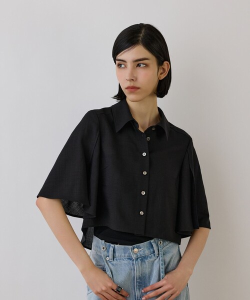 フレアスリーブ長袖Tシャツ(S オフシロ): トップス｜Right-on