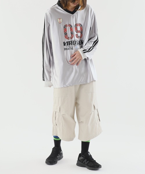 Theater code(シアターコード)の「【26SS再入荷】Wide Silhouette Cargo Half Pants / ワイドシルエット ミドル丈 カーゴ ハーフパンツ(その他パンツ・メンズ・ベージュ/ブラック/カーキ・M/L)」の13枚目の写真