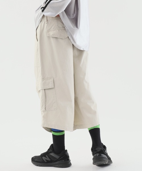 Theater code(シアターコード)の「【26SS再入荷】Wide Silhouette Cargo Half Pants / ワイドシルエット ミドル丈 カーゴ ハーフパンツ(その他パンツ・メンズ・ベージュ/ブラック/カーキ・M/L)」の11枚目の写真