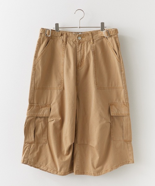 Theater code(シアターコード)の「【26SS再入荷】Wide Silhouette Cargo Half Pants / ワイドシルエット ミドル丈 カーゴ ハーフパンツ(その他パンツ・メンズ・ベージュ/ブラック/カーキ・M/L)」の14枚目の写真