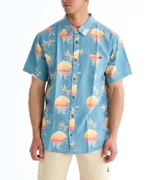BILLABONG メンズ CORDOBA SS 半袖シャツ 【2025年春夏モデル】/ビラボン総柄プリント半袖シャツ