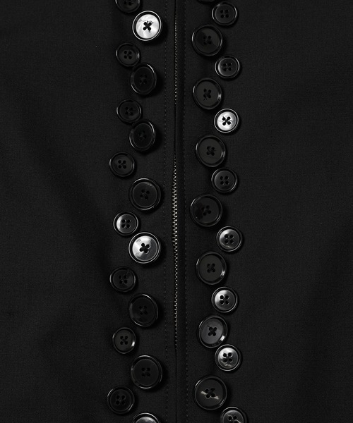 TAKAHIROMIYASHITATheSoloIst.(タカヒロミヤシタザソロイスト)の「zip up brit jacket.(black buttons)(その他アウター・メンズ・ブラック・46)」の5枚目の写真