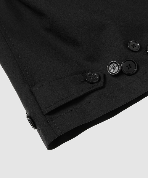 TAKAHIROMIYASHITATheSoloIst.(タカヒロミヤシタザソロイスト)の「zip up brit jacket.(black buttons)(その他アウター・メンズ・ブラック・46)」の7枚目の写真