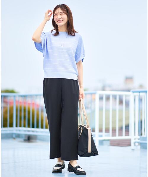 Reflect(リフレクト)の「【夏SALE/大容量/ファスナー付き】マチ付きポリエステルトートバッグ(トートバッグ・レディース・ベージュ系その他7/ブラック系4・00)」の4枚目の写真
