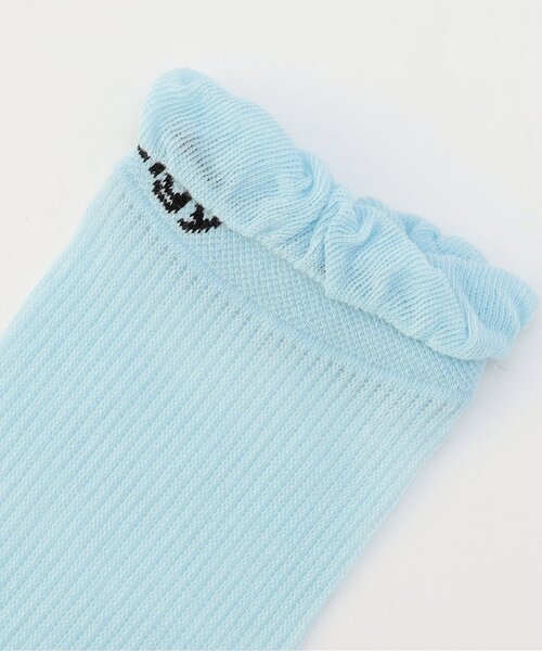 algy（アルジー）の「ハリヌキシースルークルーソックス（ソックス/靴下・キッズ・オフホワイト/サックスブルー/ブラック・21/24）」の6枚目の写真