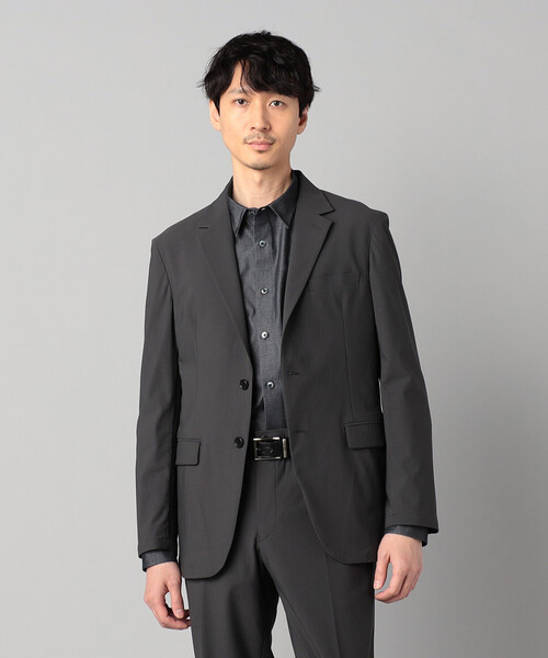 COMME CA MEN（コムサメン）の「【セットアップ対応】福井編み ナイロントリコットジャージー シングルテーラードジャケット（テーラードジャケット・メンズ・ネイビー/チャコールグレー・L/XL/S/M）」の8枚目の写真
