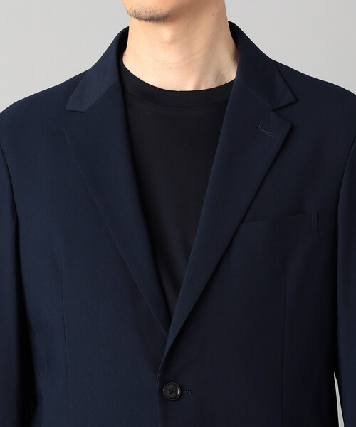 COMME CA MEN（コムサメン）の「【セットアップ対応】福井編み ナイロントリコットジャージー シングルテーラードジャケット（テーラードジャケット・メンズ・ネイビー/チャコールグレー・L/XL/S/M）」の16枚目の写真