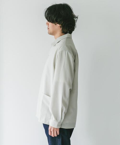 URBAN RESEARCH DOORS（アーバンリサーチドアーズ）の「『XLサイズ/WEB限定』『UR TECH DRYLUXE』 LONG-SLEEVE SHIRTS（シャツ/ブラウス・メンズ・グリーン/ベージュ系その他/ネイビー/グリーン系その他・LARGE/MEDIUM/X-LARGE）」の18枚目の写真