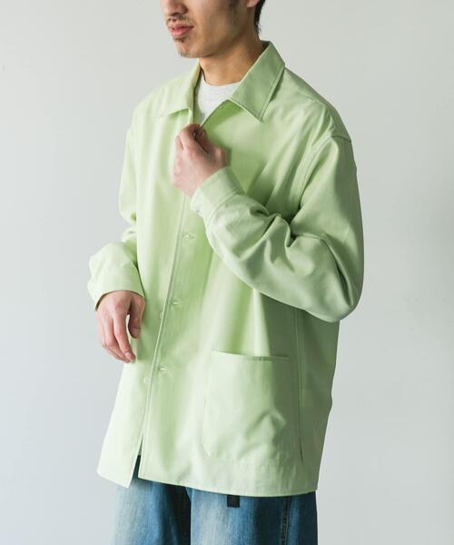URBAN RESEARCH DOORS（アーバンリサーチドアーズ）の「『XLサイズ/WEB限定』『UR TECH DRYLUXE』 LONG-SLEEVE SHIRTS（シャツ/ブラウス・メンズ・グリーン/ベージュ系その他/ネイビー/グリーン系その他・LARGE/MEDIUM/X-LARGE）」の13枚目の写真