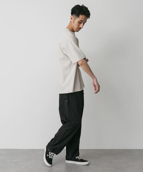 LACOSTE（ラコステ）の「『別注』LACOSTE×DOORS　moss stitch ShortSleeve T-shirts（Tシャツ/カットソー・メンズ・パープル/アイボリー/グリーン/ネイビー/カーキ/スミクロ・5/4/3）」の12枚目の写真