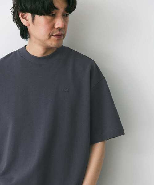 『別注』LACOSTE×DOORS　moss stitch ShortSleeve T-shirts LACOSTE tシャツ 「別注」LACOSTE×DOORS moss stitch