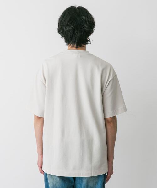 LACOSTE（ラコステ）の「『別注』LACOSTE×DOORS　moss stitch ShortSleeve T-shirts（Tシャツ/カットソー・メンズ・パープル/アイボリー/グリーン/ネイビー/カーキ/スミクロ・5/4/3）」の22枚目の写真