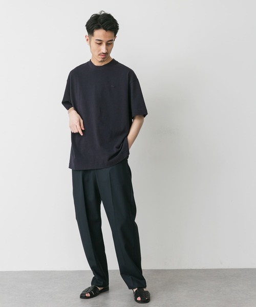 別注』LACOSTE×DOORS moss stitch ShortSleeve T-shirts（Tシャツ