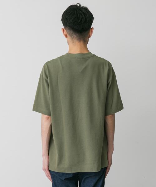 LACOSTE（ラコステ）の「『別注』LACOSTE×DOORS　moss stitch ShortSleeve T-shirts（Tシャツ/カットソー・メンズ・パープル/アイボリー/グリーン/ネイビー/カーキ/スミクロ・5/4/3）」の10枚目の写真
