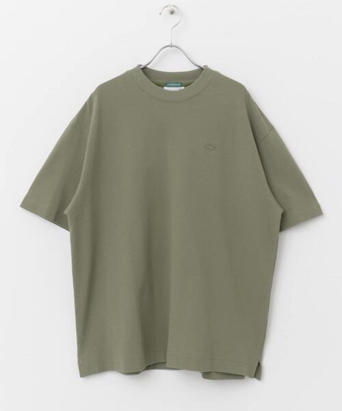 LACOSTE（ラコステ）の「『別注』LACOSTE×DOORS　moss stitch ShortSleeve T-shirts（Tシャツ/カットソー・メンズ・パープル/アイボリー/グリーン/ネイビー/カーキ/スミクロ・5/4/3）」の11枚目の写真