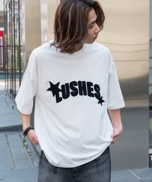 WEGO/ダメージアップリケグラフィックT