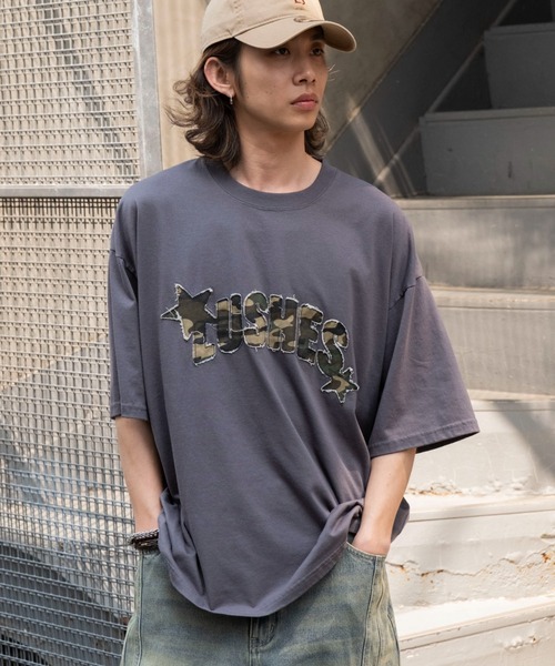 WEGO(ウィゴー)の「WEGO/ダメージアップリケグラフィックT(Tシャツ/カットソー・メンズ・ホワイト/ブラック/スミクロ・LARGE/MEDIUM)」の18枚目の写真