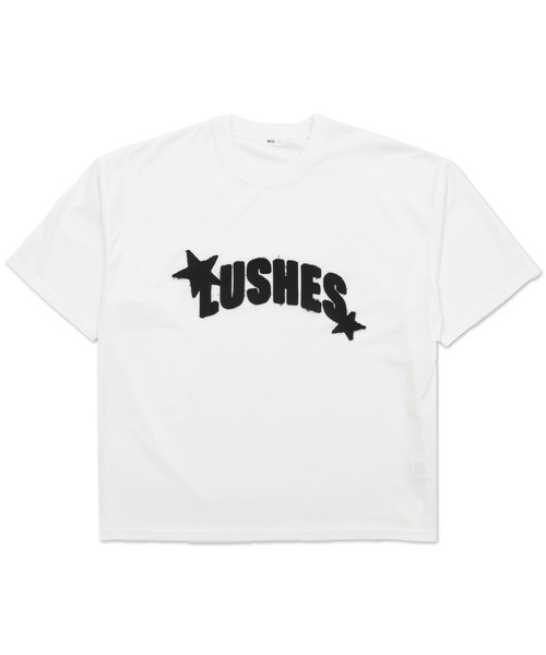 WEGO(ウィゴー)の「WEGO/ダメージアップリケグラフィックT(Tシャツ/カットソー・メンズ・ホワイト/ブラック/スミクロ・LARGE/MEDIUM)」の21枚目の写真