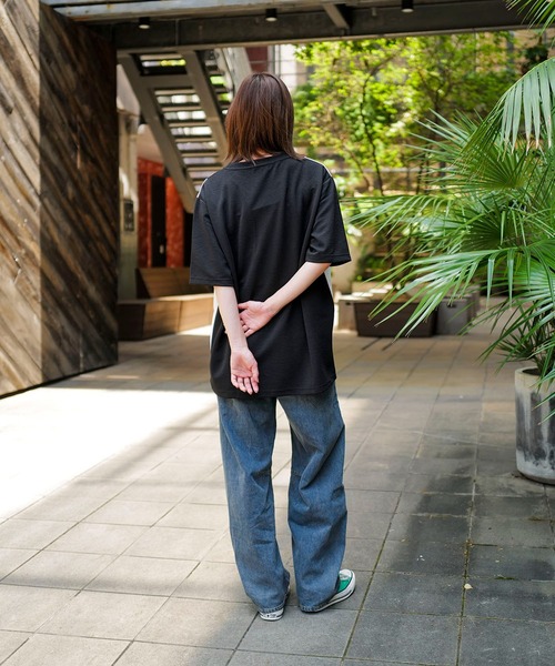 Blue Standard (ブルースタンダード)の「【Blue Standard:ブルースタンダード】ドライリップル 切り替デザインTシャツ カットソー 吸水速乾 ストレッチ イージーケア さらさら快適(Tシャツ/カットソー・メンズ・ブラック系その他/ブルー系その他/ホワイト系その他/ホワイト系その他2/ブラック系その他2/グリーン系その他2・MEDIUM/LARGE/X-LARGE)」の22枚目の写真