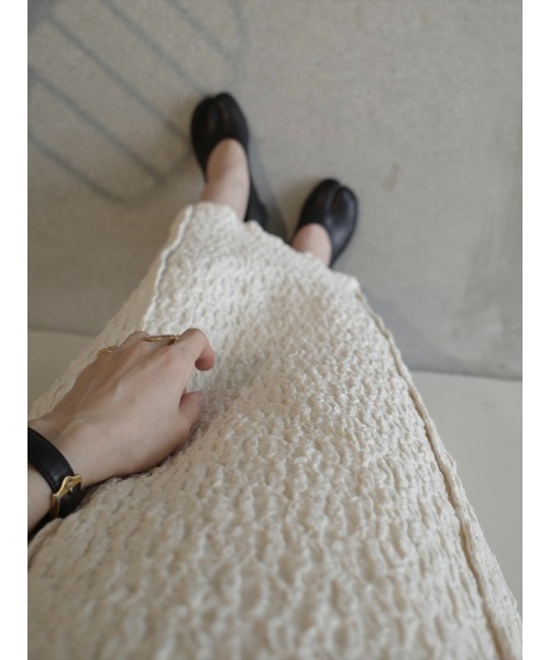 amel（エイメル）の「エンボスラインフレンチスリーブドレス/アイボリー（ワンピース・レディース・アイボリー・FREE）」の12枚目の写真