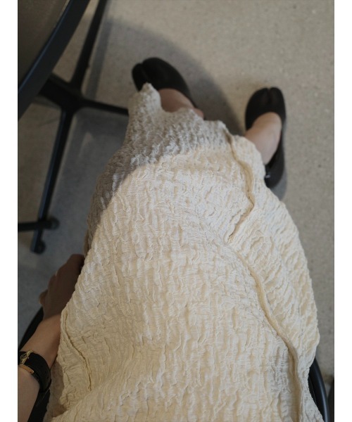 amel（エイメル）の「エンボスラインフレンチスリーブドレス/アイボリー（ワンピース・レディース・アイボリー・FREE）」の17枚目の写真