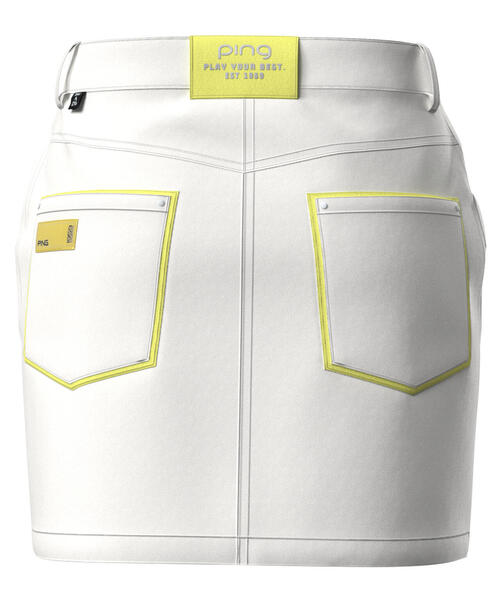 PING(ピン)の「【PING APPAREL】全方向ストレッチテクノベンタイルスカート <GOLD> (LADIES)(スカート・レディース・ホワイト/ブラック/イエロー・LL/S/M/XS/L)」の13枚目の写真