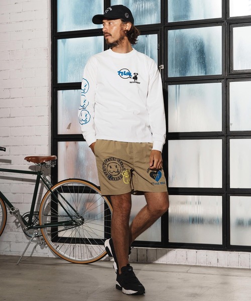 seventy seven(セブンティセブン)の「mlt5170-heavy onz USA cotton L-S t-shirts (77rabbit) ロンT(Tシャツ/カットソー・メンズ・グリーン/ホワイト/ブラック・S/M/L/XL)」の7枚目の写真