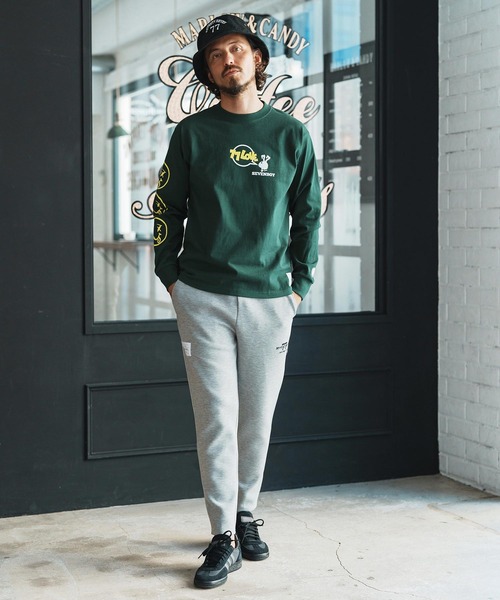 seventy seven(セブンティセブン)の「mlt5170-heavy onz USA cotton L-S t-shirts (77rabbit) ロンT(Tシャツ/カットソー・メンズ・グリーン/ホワイト/ブラック・S/M/L/XL)」の12枚目の写真