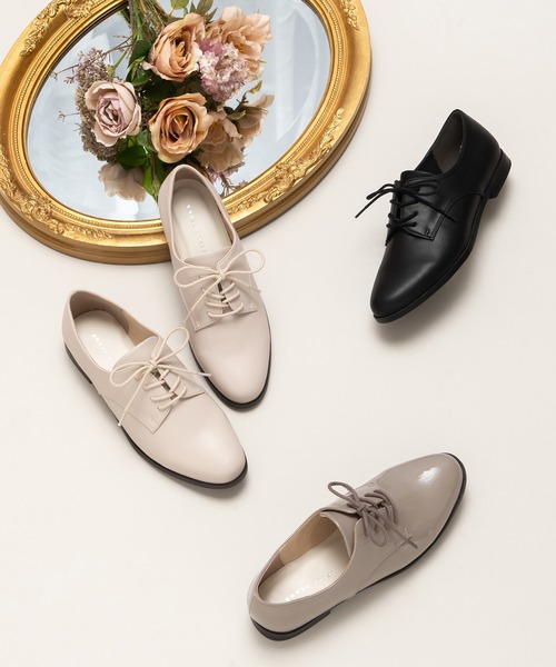 JELLY BEANS（ジェリービーンズ）の「【晴雨兼用】【防水・撥水】【生活防水】【滑りにくい】【雨の日】【通勤靴】【レイン対応】レースアップレインシューズ (404-59083)JELLY BEANS(ジェリービーンズ)（レインシューズ・レディース・グレー/ブラック/アイボリー/ブラック系その他・22.5/24.5/24/23.5/23）」の10枚目の写真