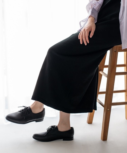 JELLY BEANS（ジェリービーンズ）の「【晴雨兼用】【防水・撥水】【生活防水】【滑りにくい】【雨の日】【通勤靴】【レイン対応】レースアップレインシューズ (404-59083)JELLY BEANS(ジェリービーンズ)（レインシューズ・レディース・グレー/ブラック/アイボリー/ブラック系その他・22.5/24.5/24/23.5/23）」の8枚目の写真