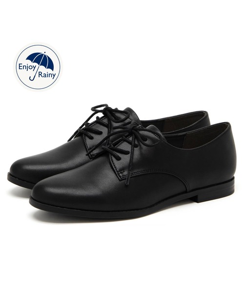 JELLY BEANS（ジェリービーンズ）の「【晴雨兼用】【防水・撥水】【生活防水】【滑りにくい】【雨の日】【通勤靴】【レイン対応】レースアップレインシューズ (404-59083)JELLY BEANS(ジェリービーンズ)（レインシューズ・レディース・グレー/ブラック/アイボリー/ブラック系その他・22.5/24.5/24/23.5/23）」の17枚目の写真