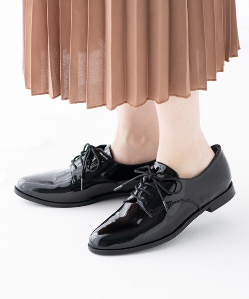 JELLY BEANS（ジェリービーンズ）の「【晴雨兼用】【防水・撥水】【生活防水】【滑りにくい】【雨の日】【通勤靴】【レイン対応】レースアップレインシューズ (404-59083)JELLY BEANS(ジェリービーンズ)（レインシューズ・レディース・グレー/ブラック/アイボリー/ブラック系その他・22.5/24.5/24/23.5/23）」の22枚目の写真