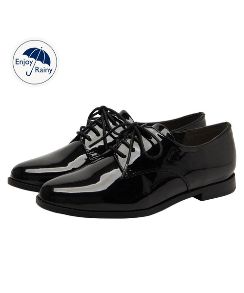 JELLY BEANS（ジェリービーンズ）の「【晴雨兼用】【防水・撥水】【生活防水】【滑りにくい】【雨の日】【通勤靴】【レイン対応】レースアップレインシューズ (404-59083)JELLY BEANS(ジェリービーンズ)（レインシューズ・レディース・グレー/ブラック/アイボリー/ブラック系その他・22.5/24.5/24/23.5/23）」の20枚目の写真