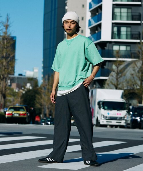 JOURNAL STANDARD relume（ジャーナルスタンダード　レリューム）の「《追加》【60's】ヴィンテージピグメント ライトスウェットT（Tシャツ/カットソー・メンズ・パープル/ブラック/イエロー/ベージュ系その他/ピンク/ダークグリーン・LARGE/MEDIUM）」の14枚目の写真