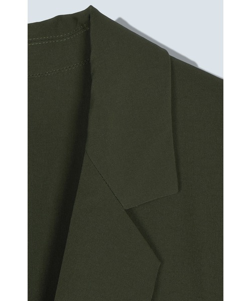 OMMO DRAWSTRING BACK ZIP JK　ブラック DRAWSTRING BACK ZIP JK（テーラードジャケット）｜OMMO（オーエム