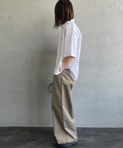 DANTON/ダントン] コットンポプリン 半袖シャツ（シャツ