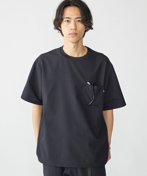 SHIPS(シップス)の「SHIPS: AirShade ショートスリーブ Tシャツ(Tシャツ/カットソー・メンズ・チャコールグレー/ベージュ/ネイビー/ブルー系・SMALL/MEDIUM/LARGE/X-LARGE)」の4枚目の写真