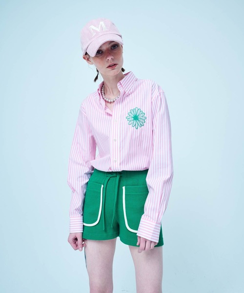 COTTON SHIRT CANDY STRIPE（シャツ/ブラウス）｜Mardi Mercredi