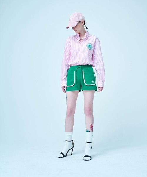 ブラウス シャツ COTTON SHIRT CANDY STRIPE レディース COTTON SHIRT CANDY STRIPE（シャツ/ブラウス）｜Mardi Mercredi