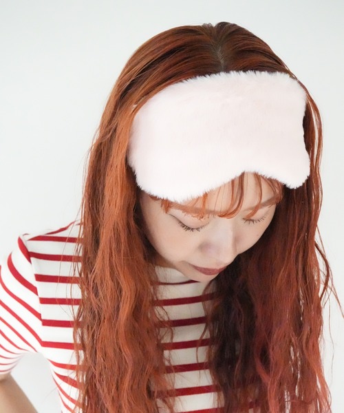 Port（ポート）の「【 Port / ポート 】 もこもこ アイマスク / 睡眠グッズ #_（その他ルームウェア・レディース・ピンク/ホワイト/ベビーピンク/グレー・FREE）」の12枚目の写真