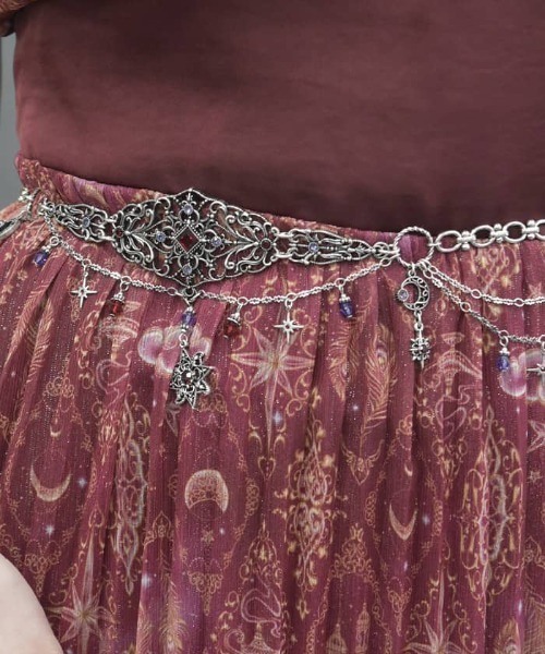 axes femme POETIQUE(アクシーズファムポエティック)の「アラビアンチェーンベルト(ベルト・レディース・ゴールド/アンティークシルバー・FREE)」の21枚目の写真