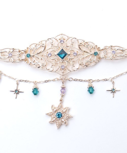 axes femme POETIQUE(アクシーズファムポエティック)の「アラビアンチェーンベルト(ベルト・レディース・ゴールド/アンティークシルバー・FREE)」の17枚目の写真