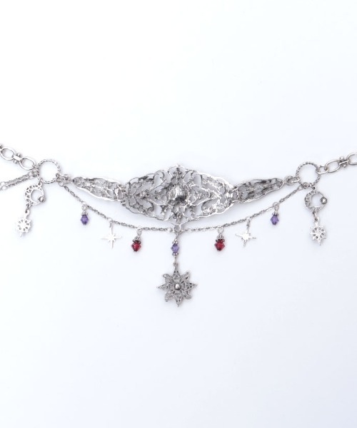 axes femme POETIQUE(アクシーズファムポエティック)の「アラビアンチェーンベルト(ベルト・レディース・ゴールド/アンティークシルバー・FREE)」の4枚目の写真