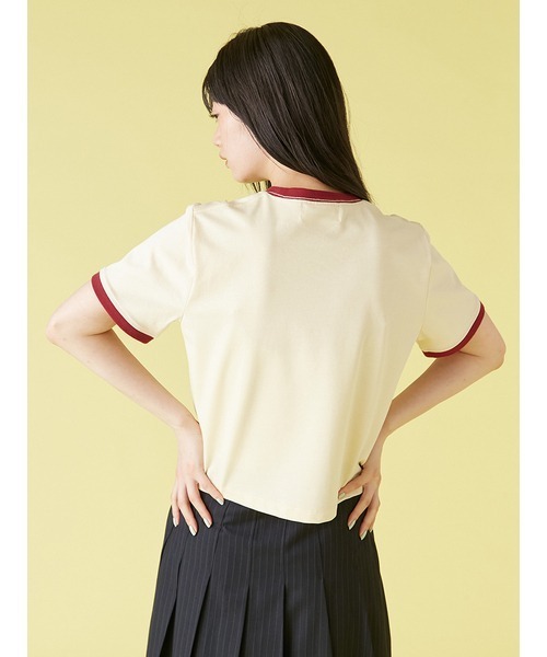 LILY BROWN（リリーブラウン）の「スカーフスタイルLily BearTシャツ（Tシャツ/カットソー・レディース・ブルー/その他/ブラック/イエロー/ホワイト・FREE）」の14枚目の写真