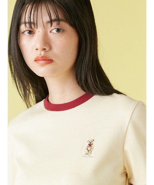 LILY BROWN（リリーブラウン）の「スカーフスタイルLily BearTシャツ（Tシャツ/カットソー・レディース・ブルー/その他/ブラック/イエロー/ホワイト・FREE）」の15枚目の写真