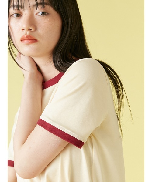 LILY BROWN（リリーブラウン）の「スカーフスタイルLily BearTシャツ（Tシャツ/カットソー・レディース・ブルー/その他/ブラック/イエロー/ホワイト・FREE）」の16枚目の写真