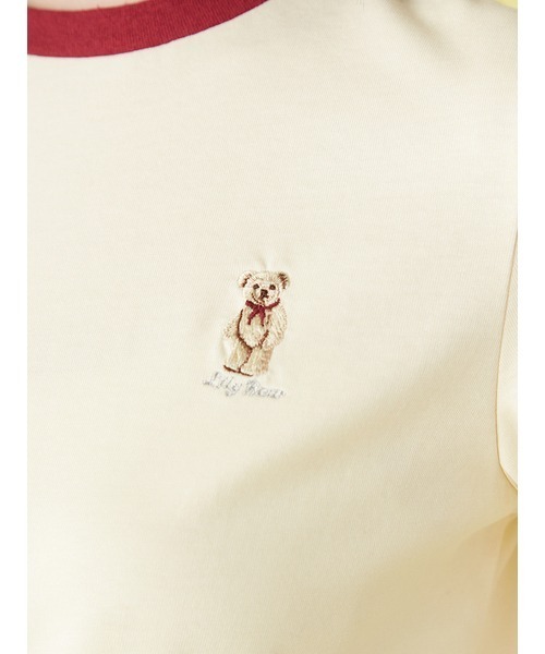 LILY BROWN（リリーブラウン）の「スカーフスタイルLily BearTシャツ（Tシャツ/カットソー・レディース・ブルー/その他/ブラック/イエロー/ホワイト・FREE）」の17枚目の写真