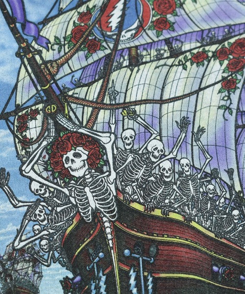 LIQUID BLUE（リキッドブルー）の「【ヴィンテージ古着】LIQUID BLUE “Grateful Dead” タイダイ バンド Tシャツ（Tシャツ/カットソー・メンズ・マルチ・LARGE）」の3枚目の写真