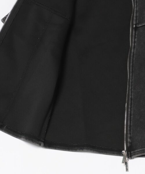 Figments（フィグメンツ）の「ライトバイカー半袖ジャケット（その他アウター・レディース・スミクロ・FREE）」の8枚目の写真